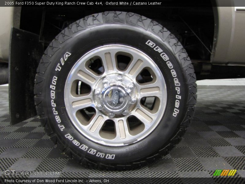Oxford White / Castano Leather 2005 Ford F350 Super Duty King Ranch Crew Cab 4x4