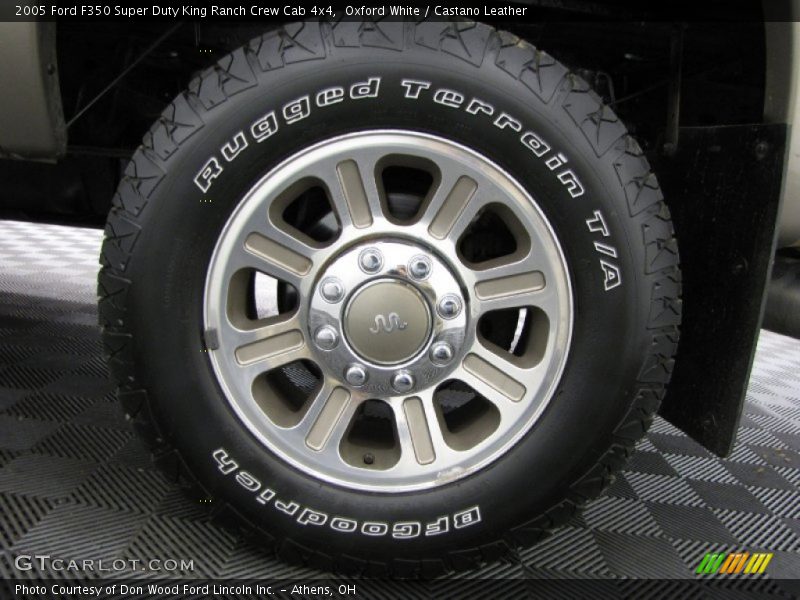 Oxford White / Castano Leather 2005 Ford F350 Super Duty King Ranch Crew Cab 4x4