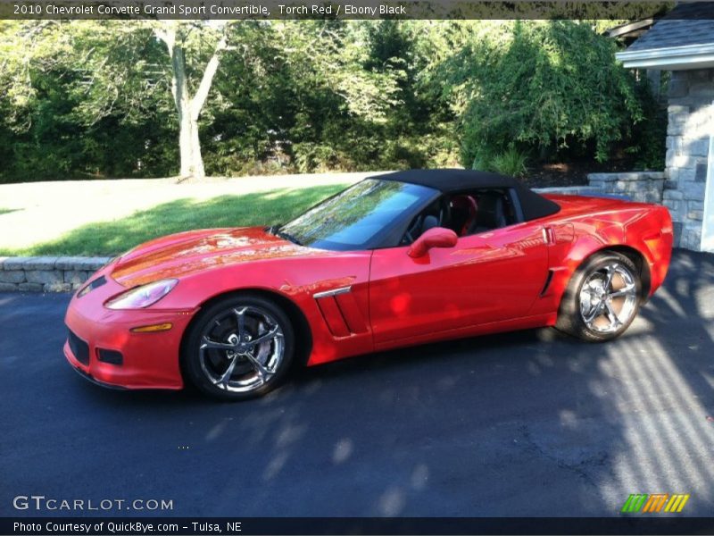 Torch Red / Ebony Black 2010 Chevrolet Corvette Grand Sport Convertible