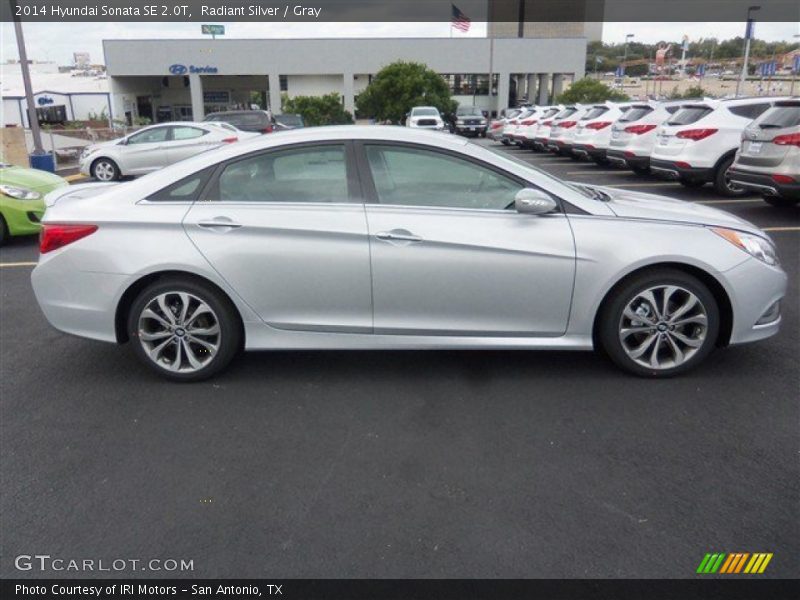 Radiant Silver / Gray 2014 Hyundai Sonata SE 2.0T