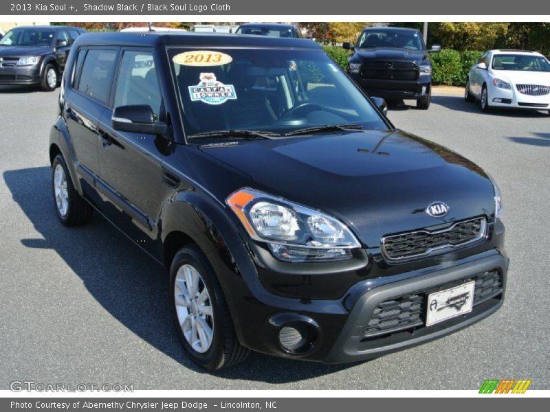 Shadow Black / Black Soul Logo Cloth 2013 Kia Soul +