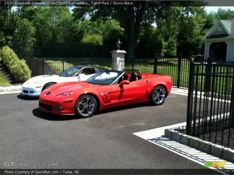 Torch Red / Ebony Black 2010 Chevrolet Corvette Grand Sport Convertible