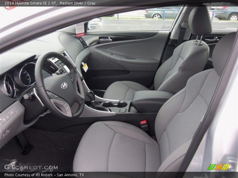 Front Seat of 2014 Sonata SE 2.0T