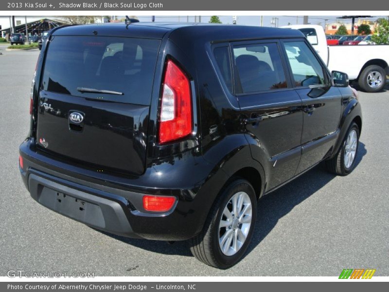 Shadow Black / Black Soul Logo Cloth 2013 Kia Soul +