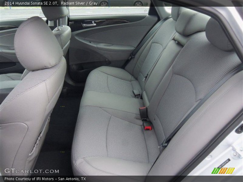 Rear Seat of 2014 Sonata SE 2.0T