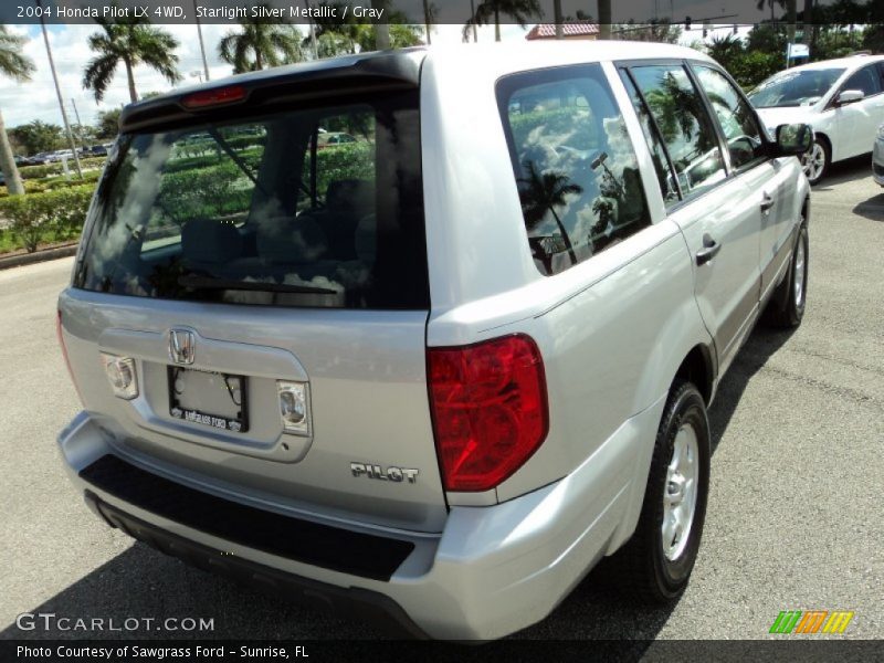 Starlight Silver Metallic / Gray 2004 Honda Pilot LX 4WD