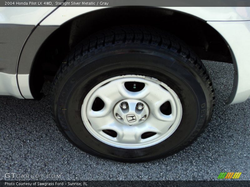 Starlight Silver Metallic / Gray 2004 Honda Pilot LX 4WD