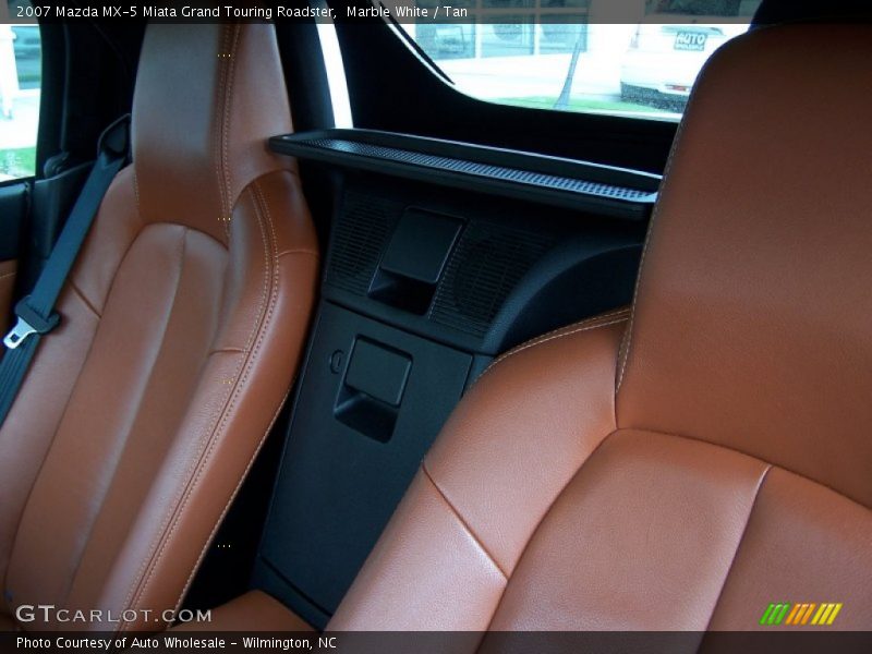 Marble White / Tan 2007 Mazda MX-5 Miata Grand Touring Roadster