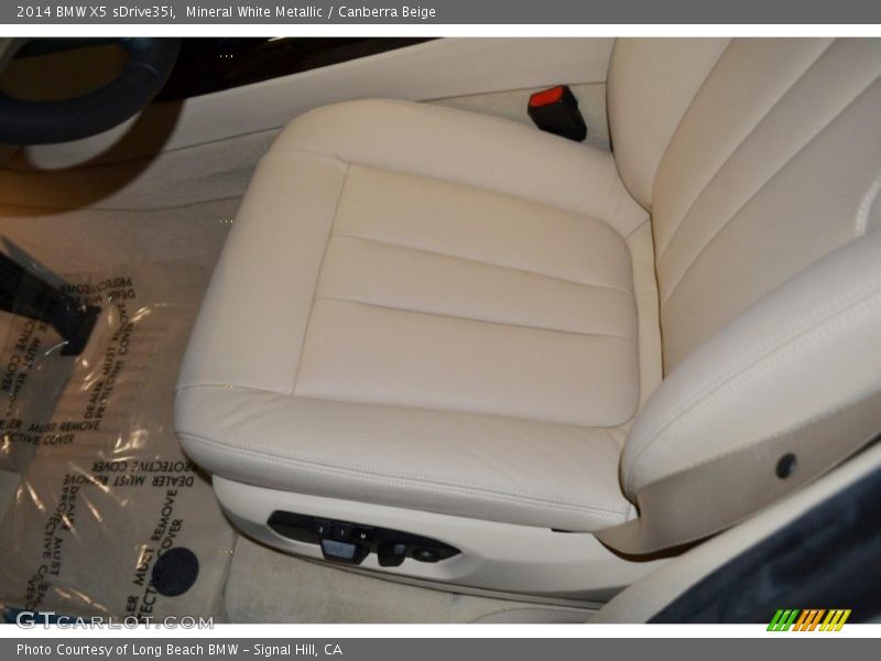Mineral White Metallic / Canberra Beige 2014 BMW X5 sDrive35i