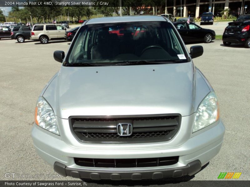 Starlight Silver Metallic / Gray 2004 Honda Pilot LX 4WD