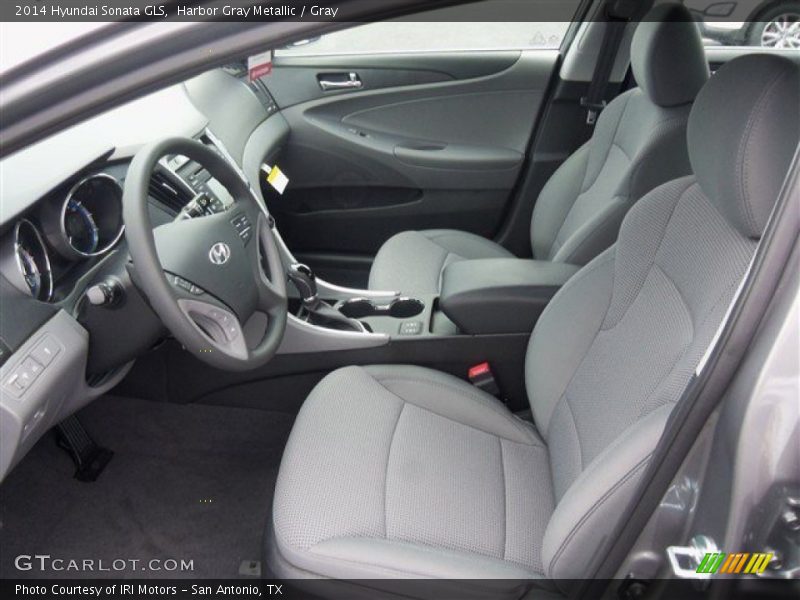 Harbor Gray Metallic / Gray 2014 Hyundai Sonata GLS