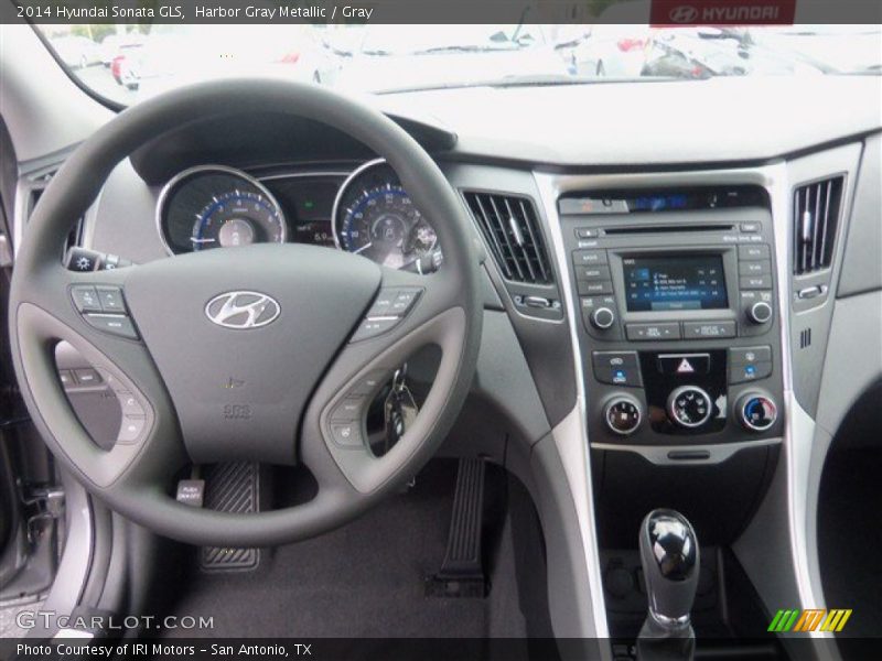 Harbor Gray Metallic / Gray 2014 Hyundai Sonata GLS