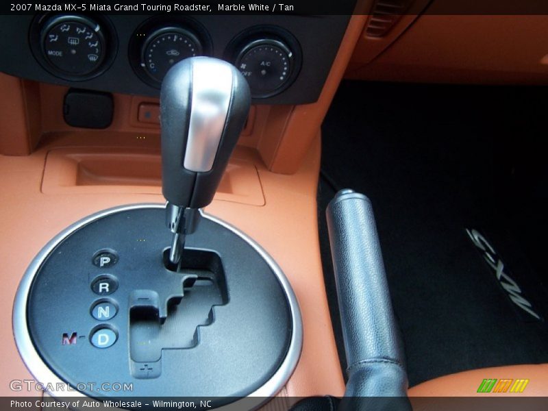 Marble White / Tan 2007 Mazda MX-5 Miata Grand Touring Roadster