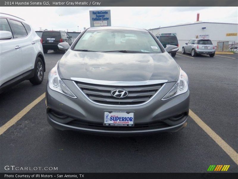 Harbor Gray Metallic / Gray 2014 Hyundai Sonata GLS