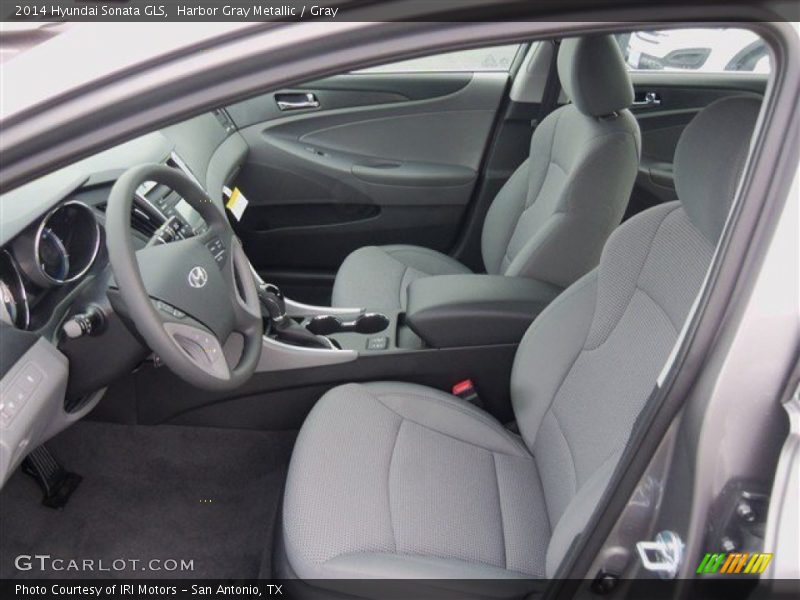 Harbor Gray Metallic / Gray 2014 Hyundai Sonata GLS