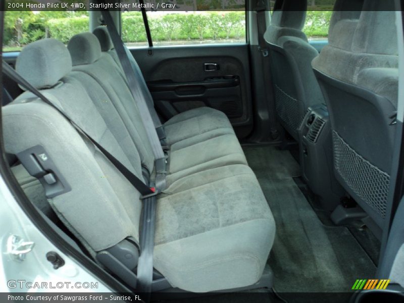 Starlight Silver Metallic / Gray 2004 Honda Pilot LX 4WD