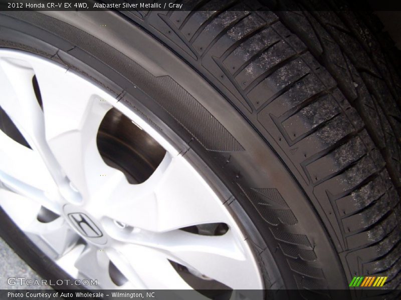 Alabaster Silver Metallic / Gray 2012 Honda CR-V EX 4WD