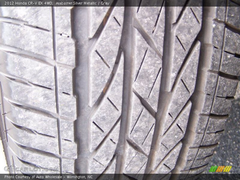 Alabaster Silver Metallic / Gray 2012 Honda CR-V EX 4WD