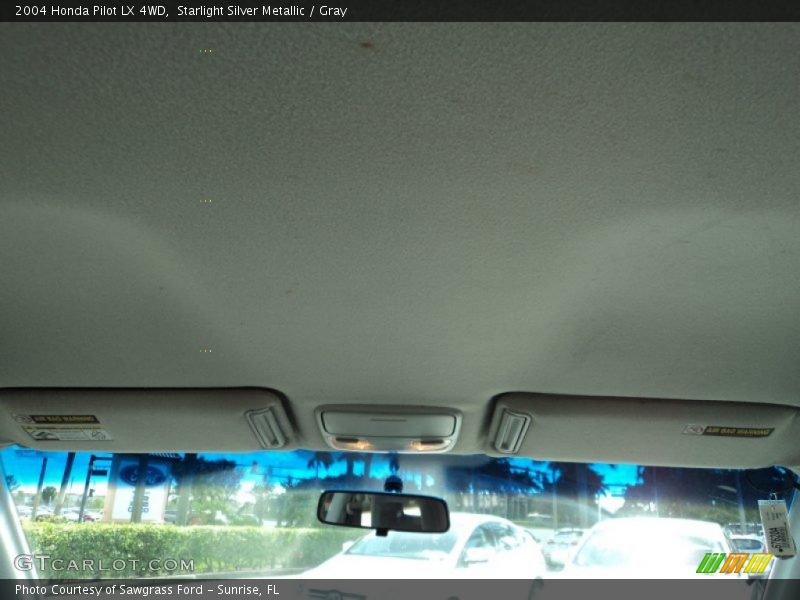 Starlight Silver Metallic / Gray 2004 Honda Pilot LX 4WD