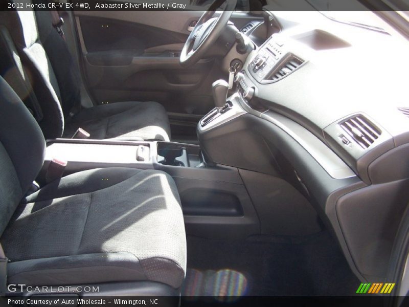 Alabaster Silver Metallic / Gray 2012 Honda CR-V EX 4WD