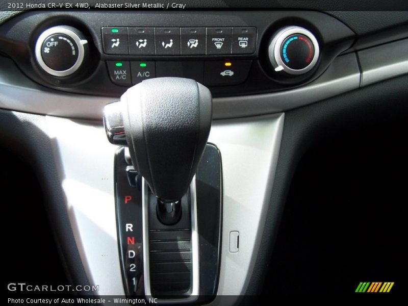 Alabaster Silver Metallic / Gray 2012 Honda CR-V EX 4WD