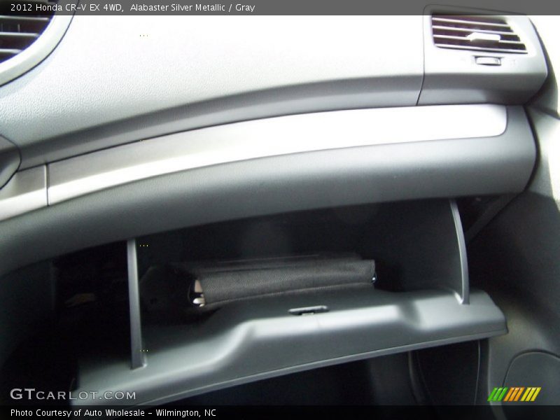 Alabaster Silver Metallic / Gray 2012 Honda CR-V EX 4WD
