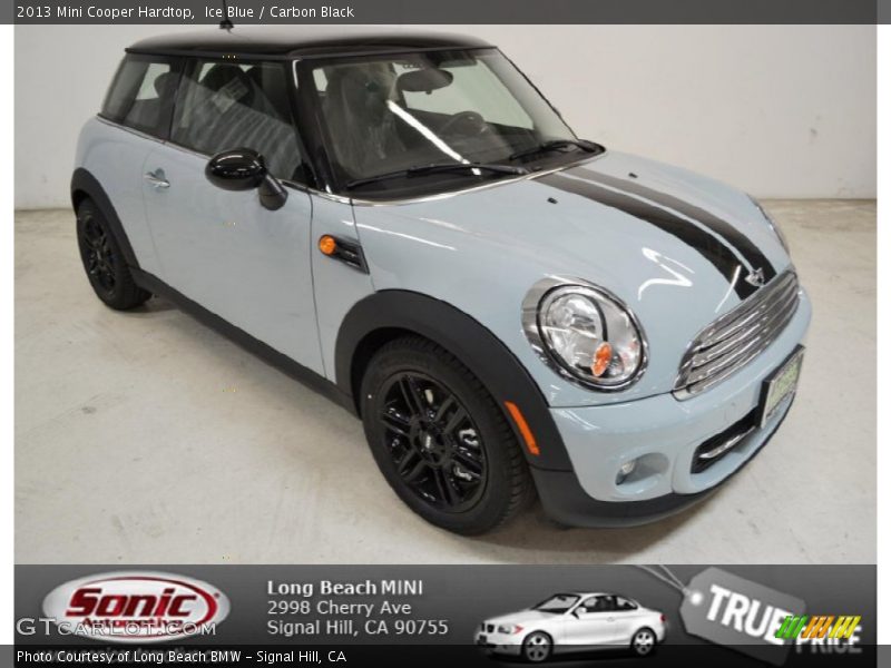 Ice Blue / Carbon Black 2013 Mini Cooper Hardtop
