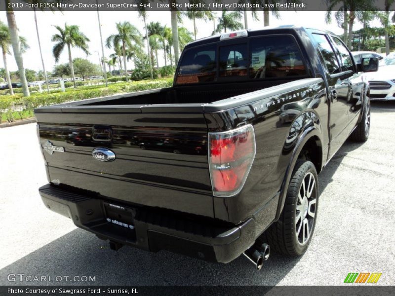 Lava Red Metallic / Harley Davidson Lava Red/Black 2010 Ford F150 Harley-Davidson SuperCrew 4x4
