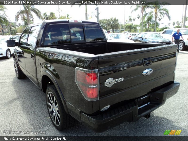 Lava Red Metallic / Harley Davidson Lava Red/Black 2010 Ford F150 Harley-Davidson SuperCrew 4x4
