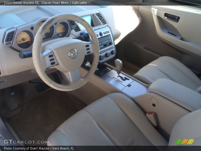 Glacier Pearl White / Cafe Latte 2004 Nissan Murano SE