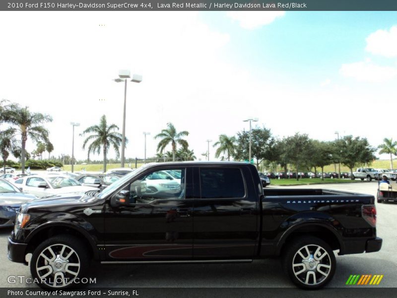 Lava Red Metallic / Harley Davidson Lava Red/Black 2010 Ford F150 Harley-Davidson SuperCrew 4x4