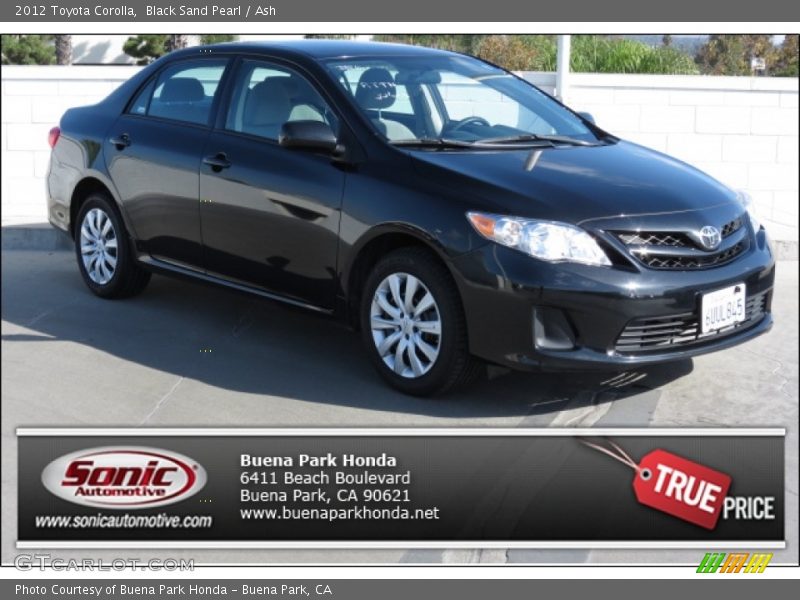 Black Sand Pearl / Ash 2012 Toyota Corolla