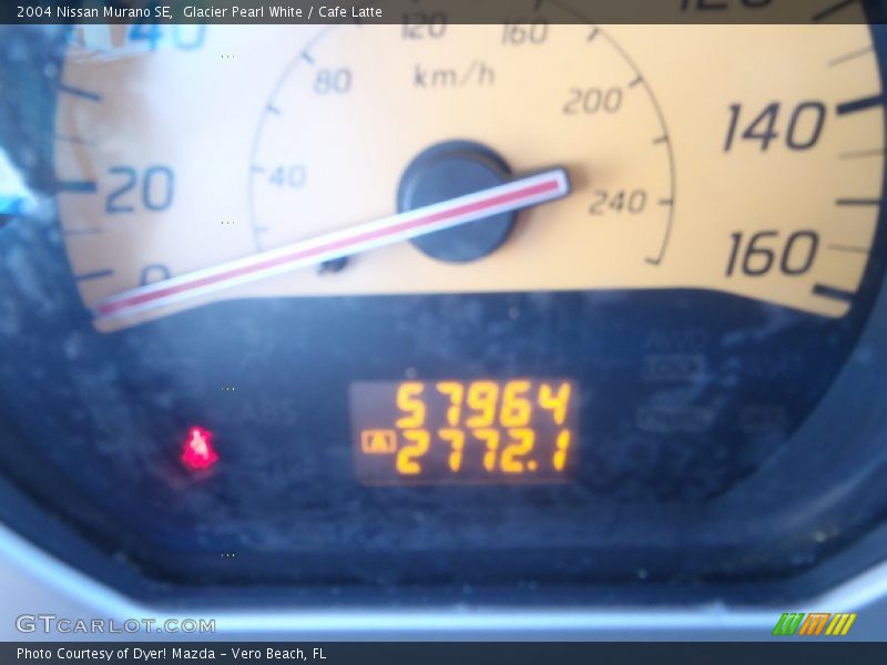 Glacier Pearl White / Cafe Latte 2004 Nissan Murano SE