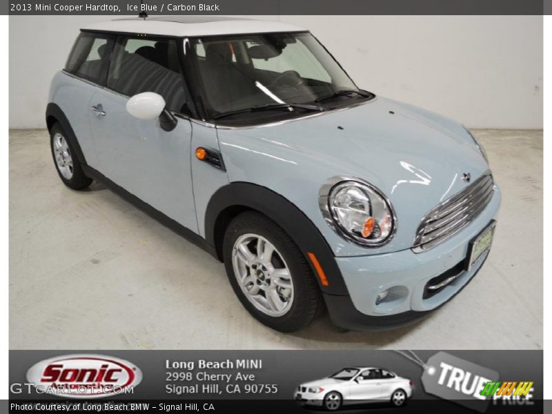 Ice Blue / Carbon Black 2013 Mini Cooper Hardtop