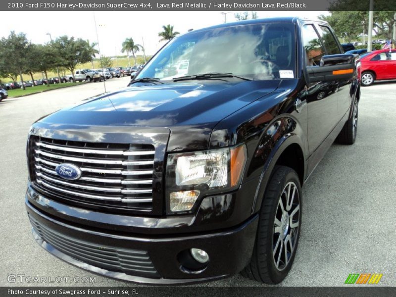 Lava Red Metallic / Harley Davidson Lava Red/Black 2010 Ford F150 Harley-Davidson SuperCrew 4x4