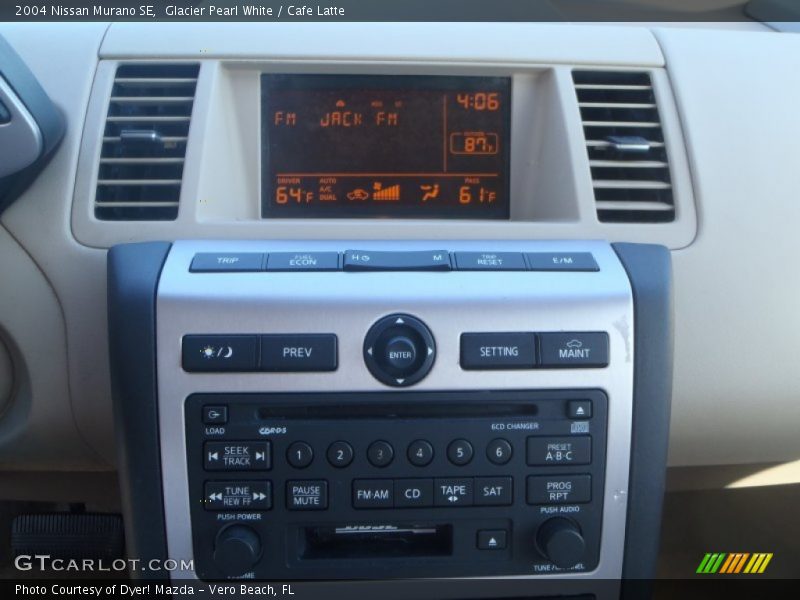 Glacier Pearl White / Cafe Latte 2004 Nissan Murano SE