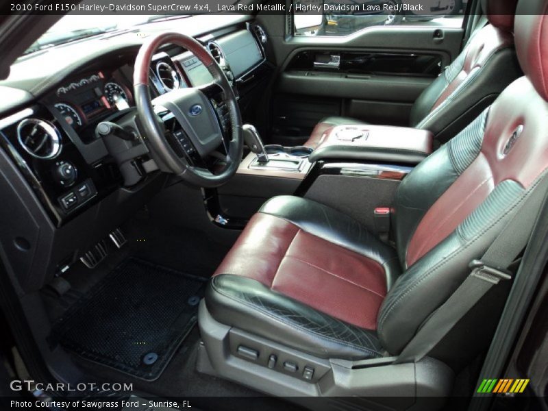  2010 F150 Harley-Davidson SuperCrew 4x4 Harley Davidson Lava Red/Black Interior