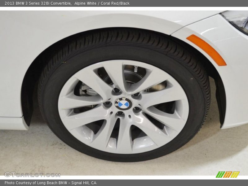 Alpine White / Coral Red/Black 2013 BMW 3 Series 328i Convertible