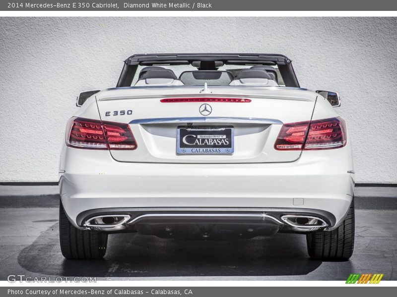 Diamond White Metallic / Black 2014 Mercedes-Benz E 350 Cabriolet