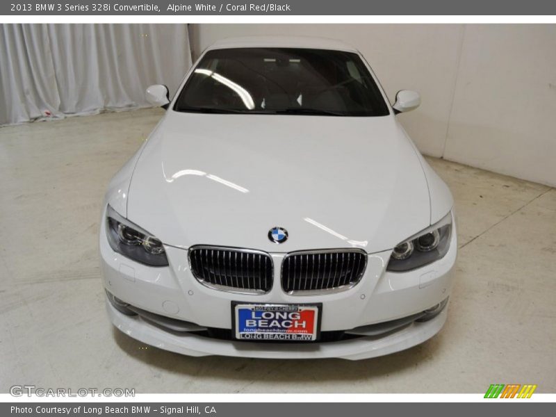 Alpine White / Coral Red/Black 2013 BMW 3 Series 328i Convertible