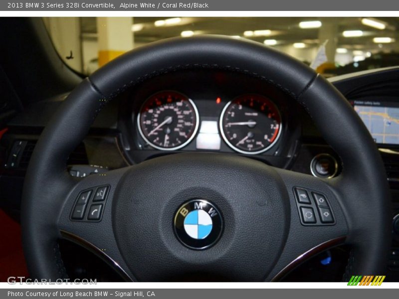 Alpine White / Coral Red/Black 2013 BMW 3 Series 328i Convertible