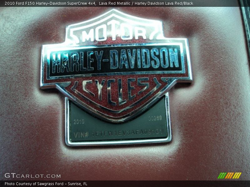 Lava Red Metallic / Harley Davidson Lava Red/Black 2010 Ford F150 Harley-Davidson SuperCrew 4x4