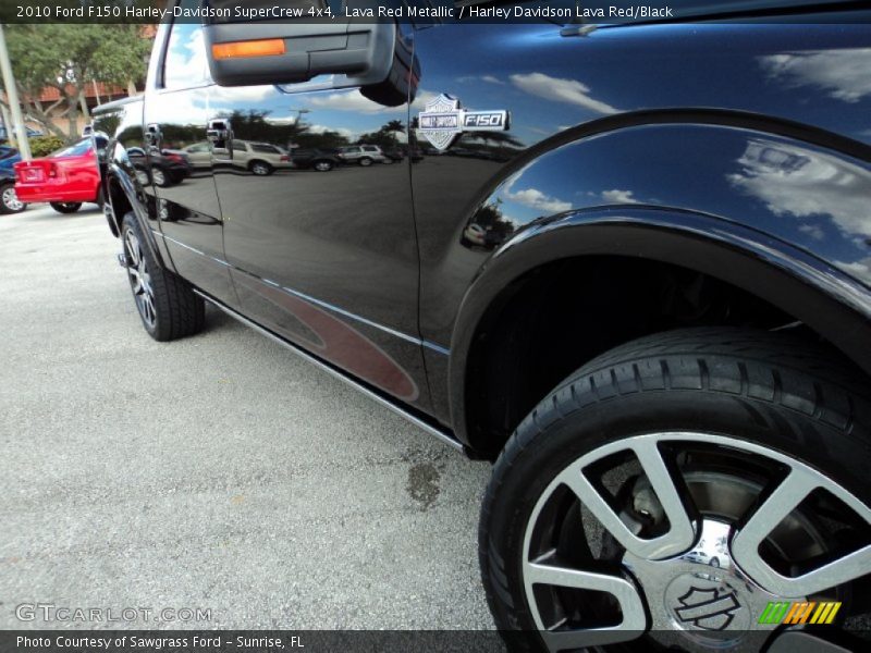 Lava Red Metallic / Harley Davidson Lava Red/Black 2010 Ford F150 Harley-Davidson SuperCrew 4x4