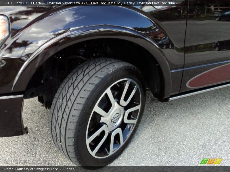 Lava Red Metallic / Harley Davidson Lava Red/Black 2010 Ford F150 Harley-Davidson SuperCrew 4x4