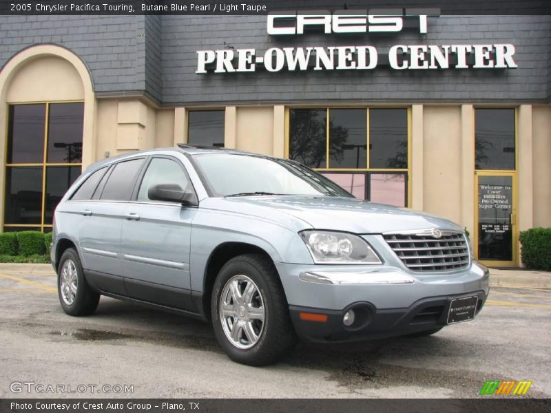 Butane Blue Pearl / Light Taupe 2005 Chrysler Pacifica Touring