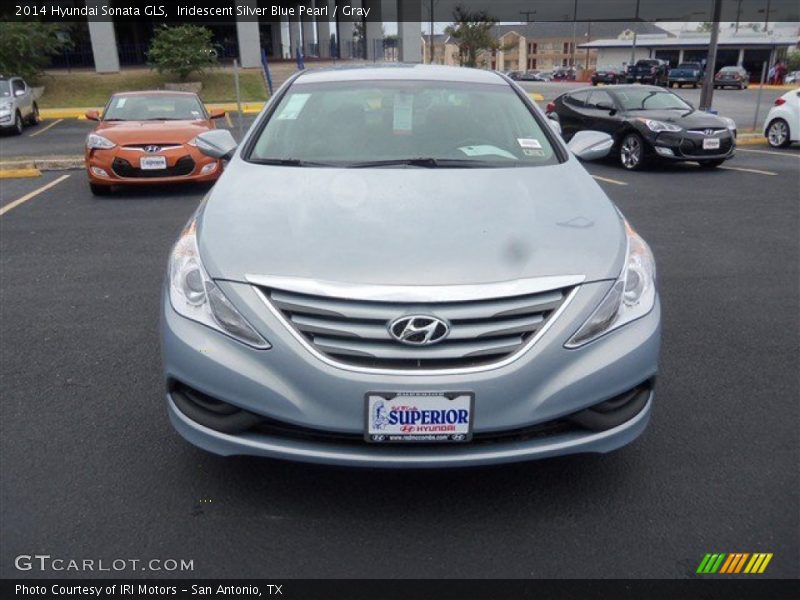 Iridescent Silver Blue Pearl / Gray 2014 Hyundai Sonata GLS