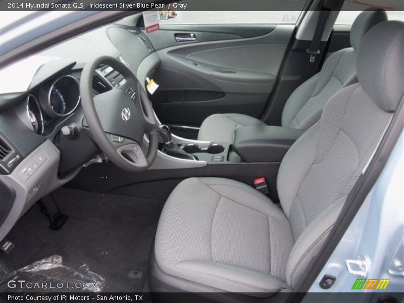 Iridescent Silver Blue Pearl / Gray 2014 Hyundai Sonata GLS