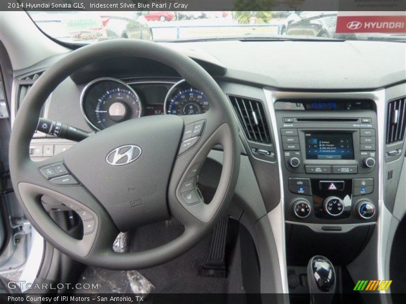 Iridescent Silver Blue Pearl / Gray 2014 Hyundai Sonata GLS