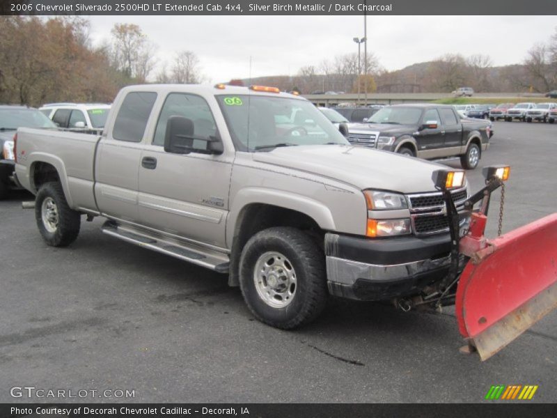 Silver Birch Metallic / Dark Charcoal 2006 Chevrolet Silverado 2500HD LT Extended Cab 4x4