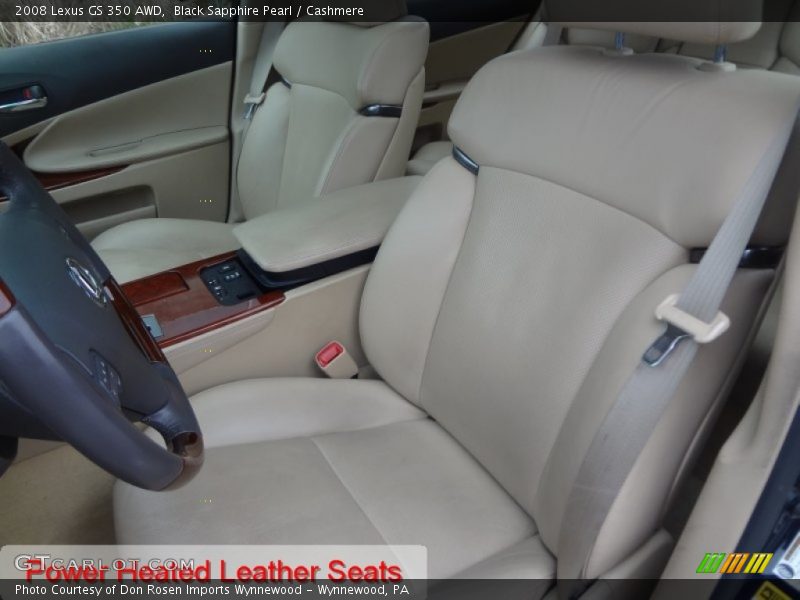 Black Sapphire Pearl / Cashmere 2008 Lexus GS 350 AWD